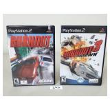 PlayStation Burnout and Burnout 3 Video Games