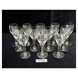 Vintage Cordial Mini Goblet Glasses