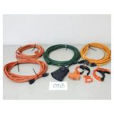 16 Gauge Extension Cords, Timer, Multi-Outlet Plug
