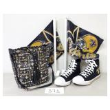 NFL New Orleans Saints Sneakers, Bag, Flags