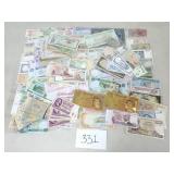 ~172 Foreign Paper Currency Money / Banknotes
