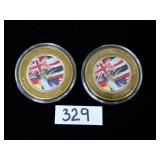 The Bicycle Casino Silver Clad Commemorative Coins