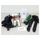 Gun Cleaning, Safety Glasses, Suspenders (No Ship)