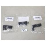 (3) New Stngr M-Lok 5 Slot Picatinny Rail Sections