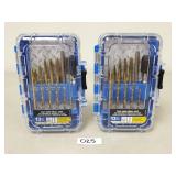 (2) Irwin Tap and Drill Bit Sets