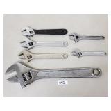 Adjustable Wrenches Lot