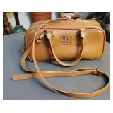 Miu Miu Large Arcadie Leather Handle Handbag