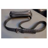 Bottega Veneta Black Leather Belt Bag