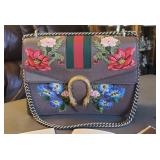 Gucci Floral Embroidered Dionysus Shoulder Bag