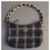 Chanel Wool Tweed Hobo Bag