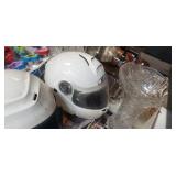 4 Motorcycle Helmets and Gloves