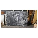 Large Old Time Square Photo 78 x 55