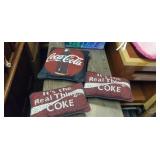 Coca-Cola branded throw pillows
