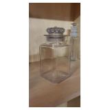 Vintage glass apothecary jar