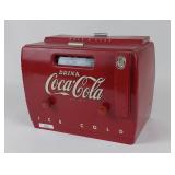 Vintage Coca-Cola cooler radio