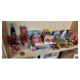 Collection of various vintage-style Coca-Cola