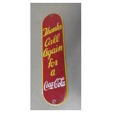Vintage "Thanks Call Again for a Coca-Cola"