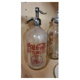 Coca-Cola seltzer bottle. "Coca-Cola Bottling Co