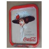 Vintage tin lithograph Coca-Cola tray