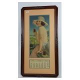 1922 Coca-Cola "the Coca-Cola girl" Baseball