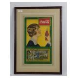 Vintage Coca-Cola "Pause a minute, Refresh yoursel