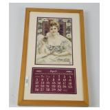 1903 Coca-Cola Calendar featuring Hilda Clark