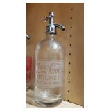 Vintage Coca-Cola seltzer bottle Santa Maria