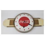 36" Vintage 40s-50s Coca-Cola ad clock ART DECO