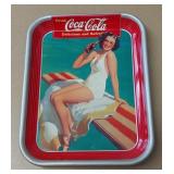 1939 Coca-Cola "Springboard Girl" advertising tray