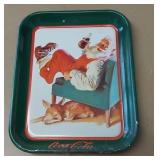 Vintage Coca-Cola Santa Claus Tray