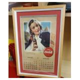 Vintage Coca-Cola calendar Army Nurse from 1943