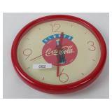 Vintage-style Coca-Cola advertising wall clock