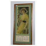 Vintage 1920 Coca-Cola advertising calendar