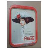 Vintage metal tray artwork by Hamilton King