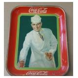 1927 Coca-Cola "Soda Jerk" serving tray
