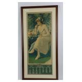 1917 Coca-Cola calendar titled "Constance"