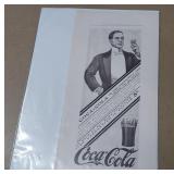 Vintage 1906 print advertisement for Coca-Cola