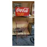 Authentic Vintage Coca-Cola Bottle Return Display
