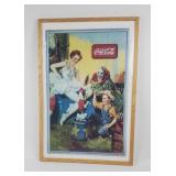 Framed artwork is a 1990s reproduction