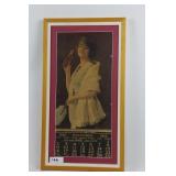 Vintage framed 1923 Coca-Cola calendar