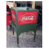 Vintage Coca-Cola Glascock cooler 30s