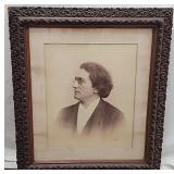 1891 Photogravure Portrait of Anton Seidl 36"x31"