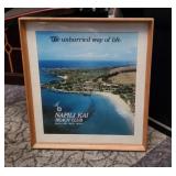 Vintage Hawaii Poster Napili Kai Beach Resort