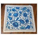 Gucci Alsaciard floral print silk twill scarf.
