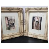 Set of 2 Art Prints by M. Roberts