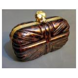 Alexander McQueen Tortoise Shell Clutch 2015 Fall