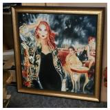 Serigraph on canvas Joanna Zjawinska