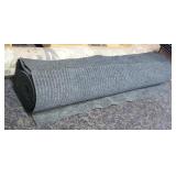 Large roll of grey carpet roll indoor or outdoor