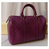 Gucci Joy Boston bag crafted from Guccissima