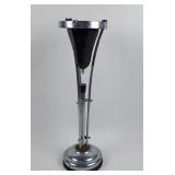 Vintage Art Deco pedestal floor ashtray featuring